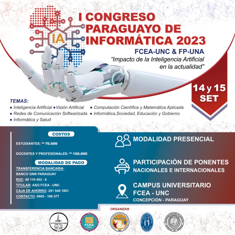 Congreso de Informática 2023 - Programa Cuadrado